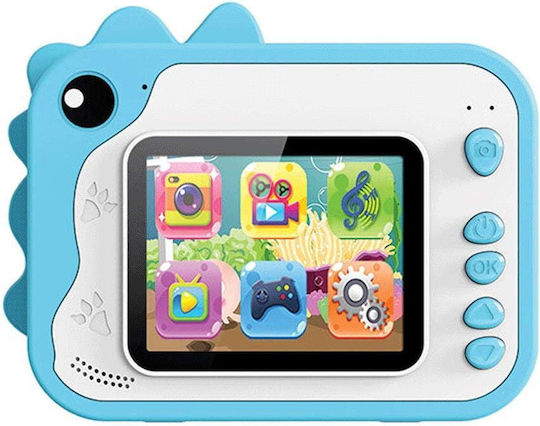 Kiddoboo FotoFun Children's Camera 2MP with Thermal Printing Optical Zoom 3x Blue