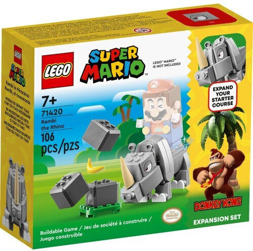 LEGO Super Mario Rambi The Rhino Expansion Set For Age 7+