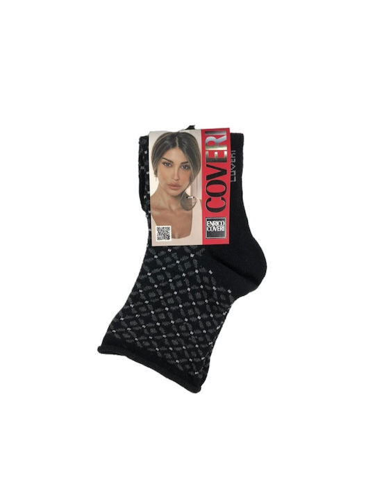 Enrico Coveri Women's Socks Black