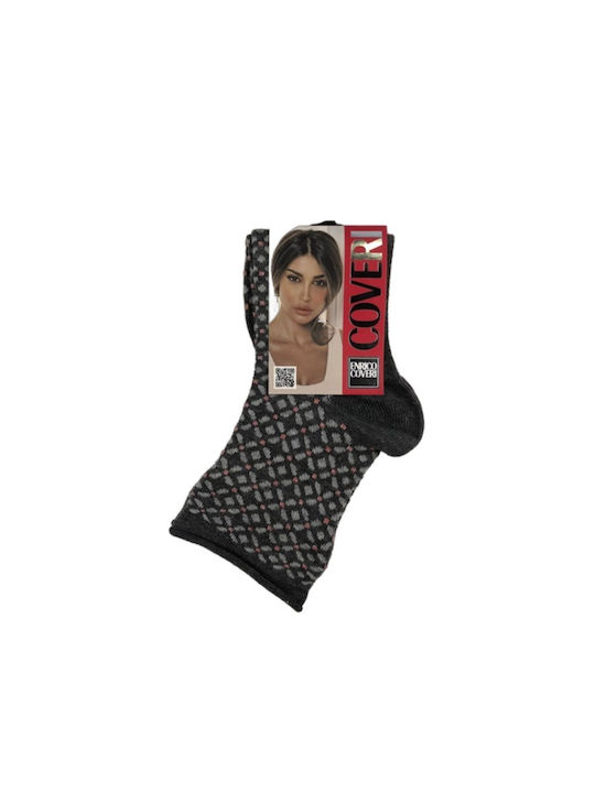 Enrico Coveri Women's Socks Gray