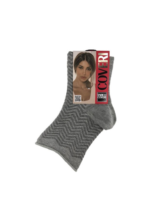 Enrico Coveri Women's Socks Gray