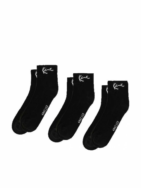 Karl Kani Bărbați Șosete Uni Negre 3Pachet Karl Kani Bărbați Șosete Uni Negre 3Pachet