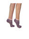 Inizio Women's Solid Color Socks Purple