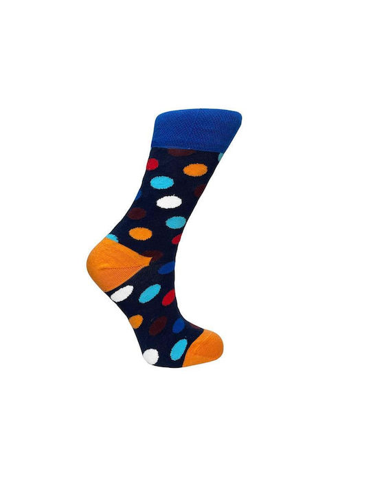 Inizio Damen Gemusterte Socken Blau 1Pack