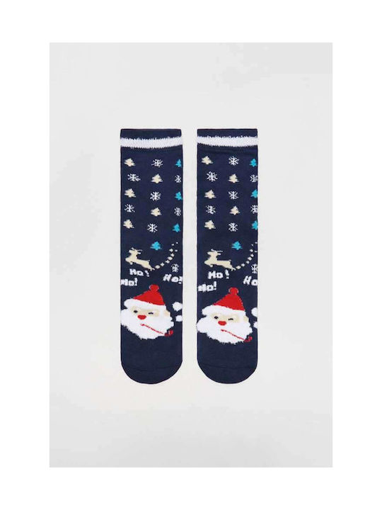 Make your image Women's Christmas Socks Blue