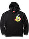 Spongebob Pocket Pal Sweatshirt with Hood Black