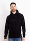 Sweatshirt with Hood Black
