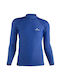 Vaquita Men's Long Sleeve Sun Protection Shirt Blue