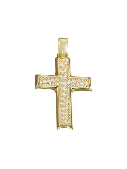 Gatsa Men's Gold Cross 14K