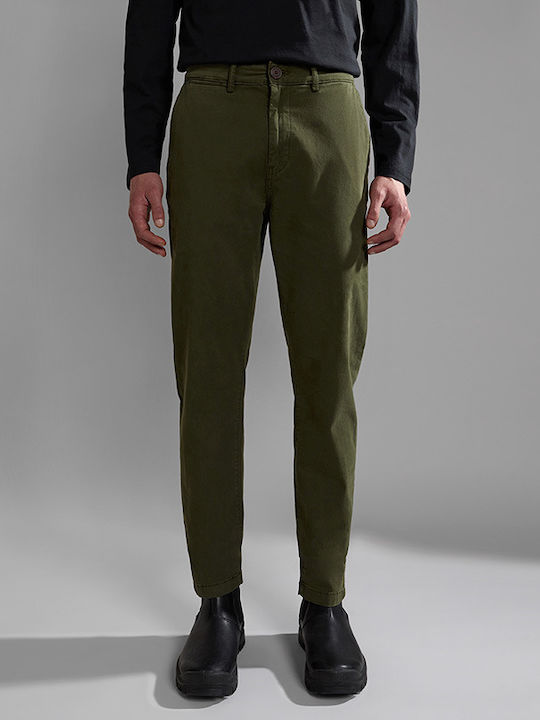 Napapijri Trousers Elastic Green