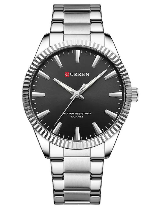 Curren Herrenuhr 44mm Batterie mit Schwarz Meta...