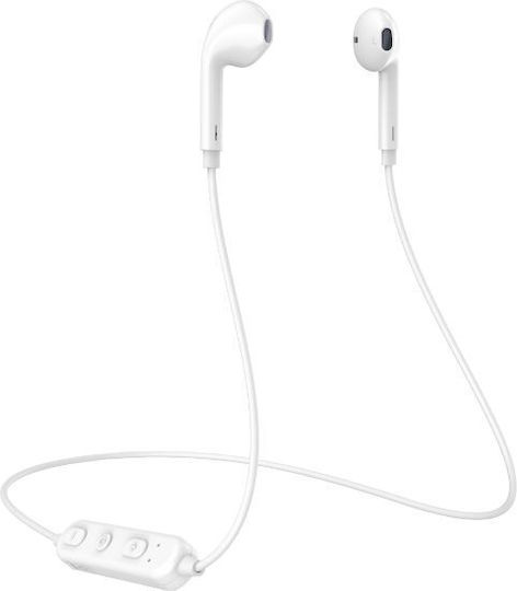 Moye Hermes Earbud Bluetooth Handsfree Earphones with Sweat Resistance White