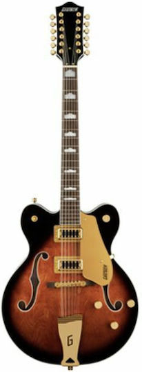 Gretsch Electromatic Ηλεκτρική Κιθάρα Semiacoustic με HH Διάταξη Μαγνητών Single Barrel Burst