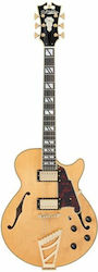 D'Angelico Deluxe Electric Guitar ES with SS Pi...