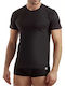 Men's Short Sleeve Undershirt Black