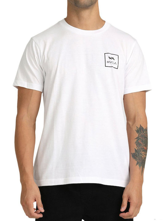 RVCA Ways Ανδρικό T-shirt Κοντομάνικο Λευκό
