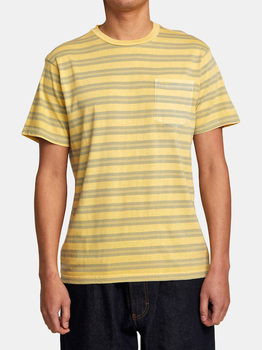 RVCA PTC Men's Short Sleeve T-shirt Yellow