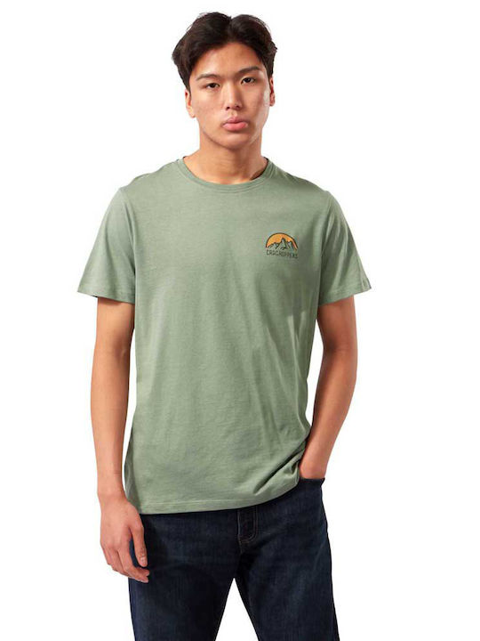 Craghoppers T-shirt Bărbătesc cu Mânecă Scurtă Verde