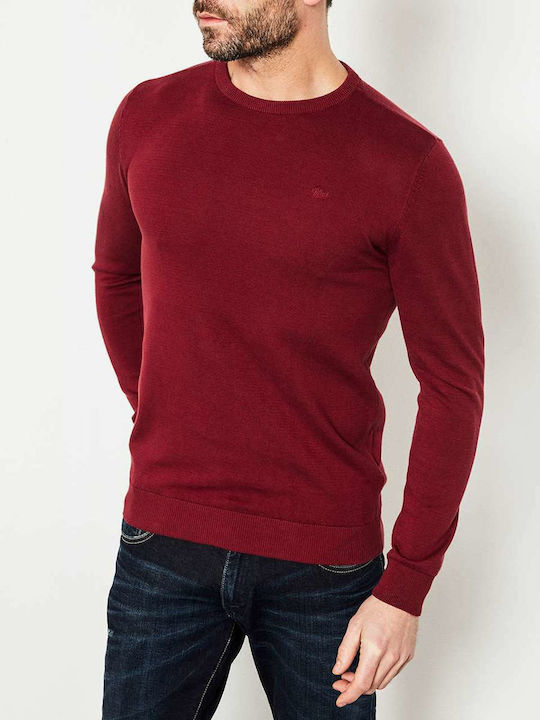 Petrol Industries Men's Long Sleeve Sweater Burgundy