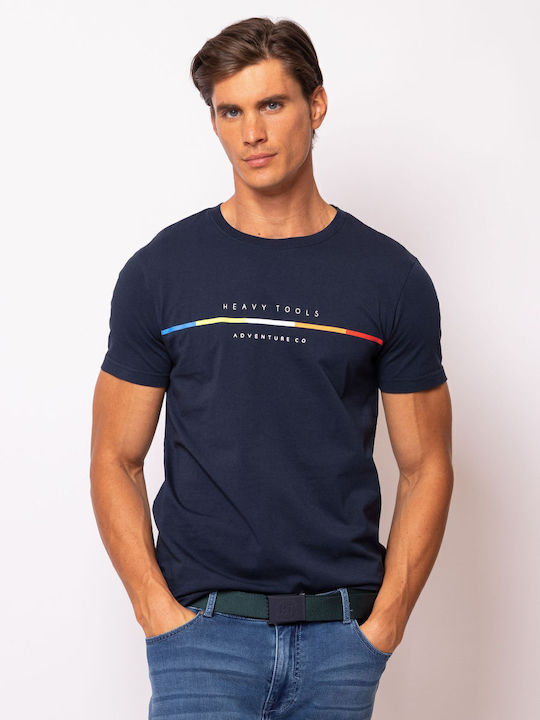 Heavy Tools T-shirt Navy Μπλε