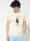 T-shirt Κίτρινο