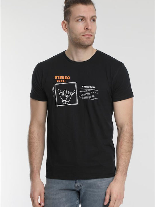 Van Hipster T-Shirt Schwarz
