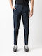 Trousers Chino Elastic Blue