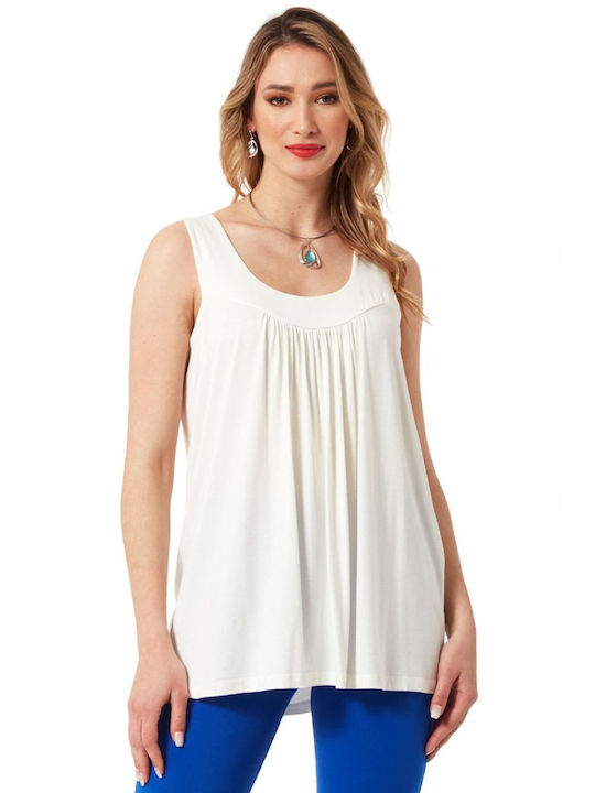 Anna Raxevsky Women's Summer Blouse Sleeveless ...