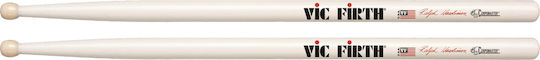 Vic Firth Hickory Μπαγκέτες Ντραμς Signature με Σχήμα Μύτης Ball