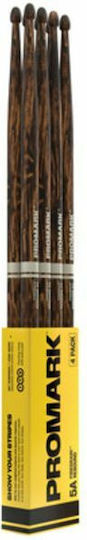 Pro Mark 5A Hickory Drumstick with Wooden Acorn Head