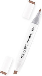 Artix Chromax Marker 1mm Argintiu
