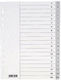 Smart Choice Plastic Indexes for Documents 20pcs