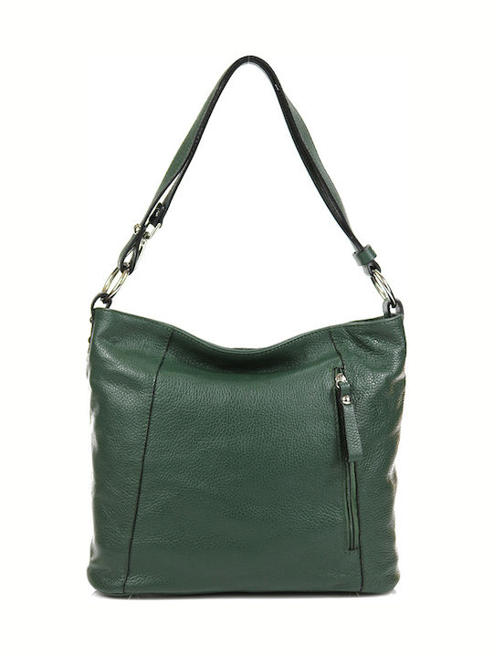 Passaggio Leather Women's Leather Shoulder Bag Green