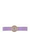 Elastic Women's Belt Lilac