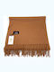 Men's Wool Scarf Burgundy