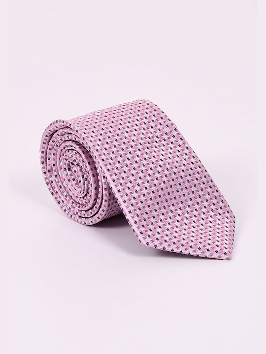 Unounouno Men's Tie Printed Pink