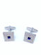 Legend Accessories Butoni din Argint de culoare Albastru