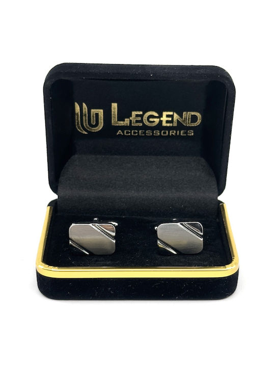 Legend Accessories Μανικετόκουμπα από Ασήμι