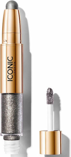 Iconic London Διπλή Σκιά Ματιών σε Υγρή Μορφή με Ασημί Χρώμα 5.14gr