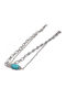 Karma Gifts Stainless Steel Anklet Turquoise