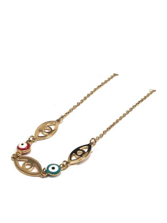 Karma Gifts Gold Plated Stainless Steel Anklet ...