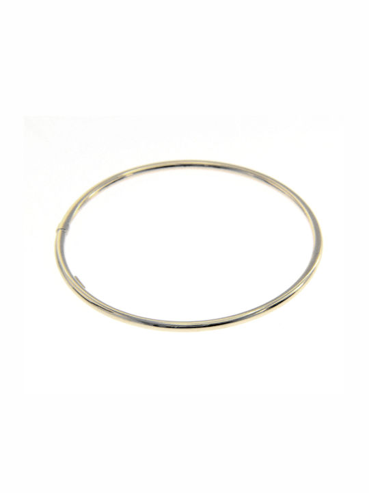 Mentzos Bracelet Handcuffs made of White Gold 14K