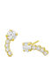 Victoria Cruz Earrings made of Silver Gold Plated with Stones