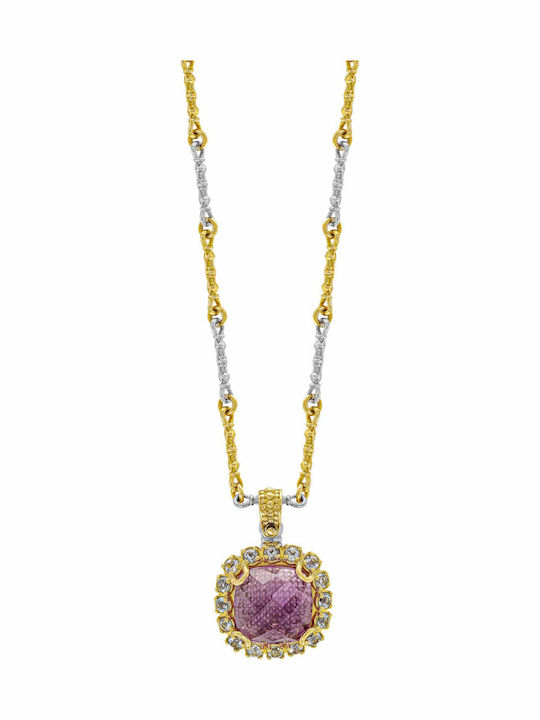 Dimitrios Exclusive Dimitrios Exclusive Halskette aus 18K Gold Lila