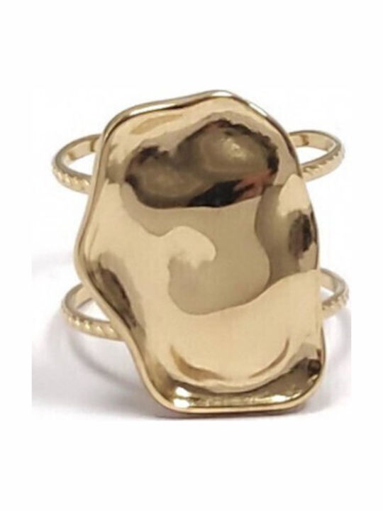 Karma Gifts Ring made of Steel Gold Plated
