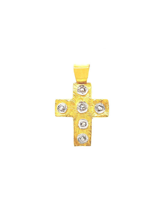 Xryseio Women's Gold Cross 9K