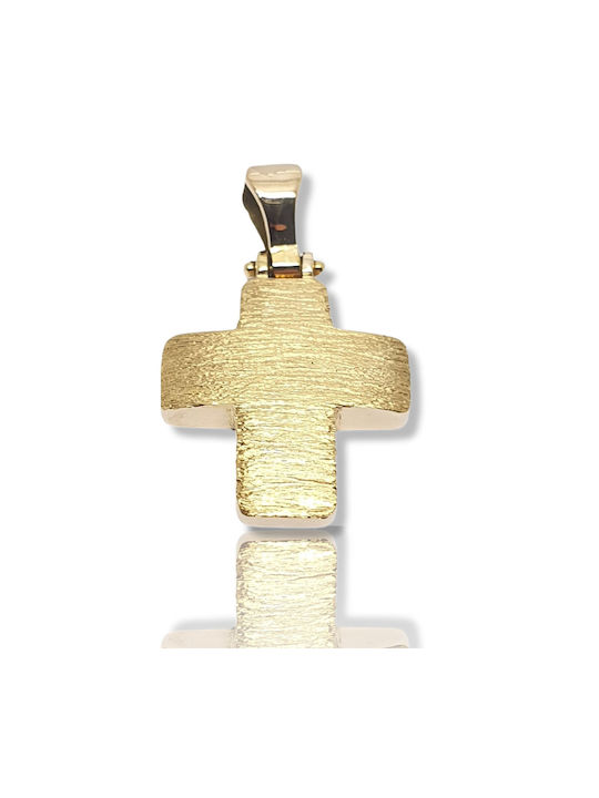 Mentzos Gold Kreuz 14K