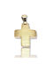 Mentzos Gold Kreuz 14K