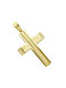 Mentzos Men's Gold Cross 14K