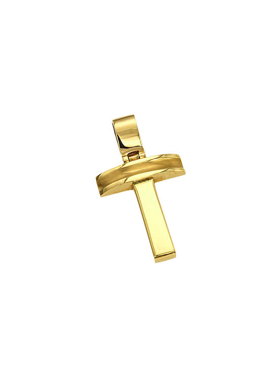 Dimiourgiko Vildiridis Herren Gold Kreuz 18K